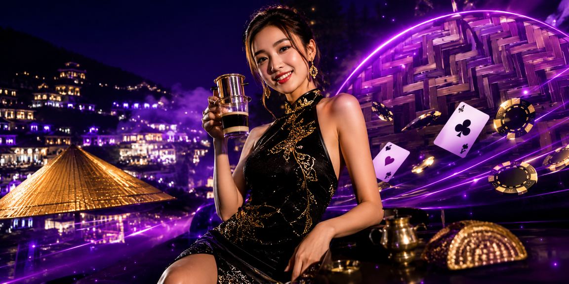 Người chơi bài tại Sapa đội nón lá trong không khí vui vẻ và điều độ